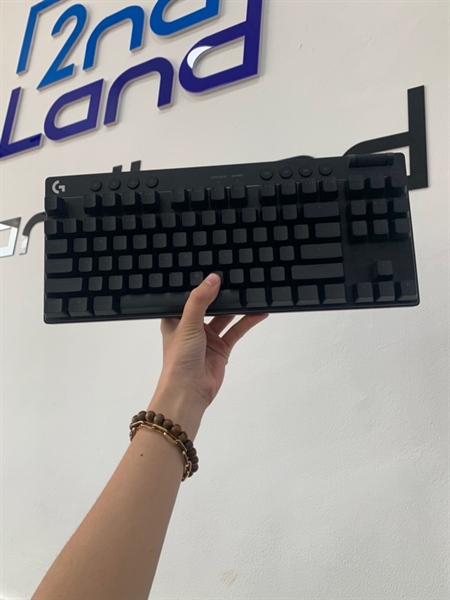 Bàn phím Logitech Pro X TKL Lightspeed - 2 mode bluetooth + receiver - Màu đen - Ngoại hình: 98% - Body, kèm túi