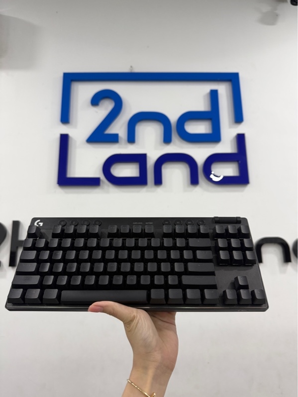 Bàn phím Logitech Pro X TKL Lightspeed - Màu đen - Ngoại hình 97.5% - Phím mòn nhẹ - Kèm receiver