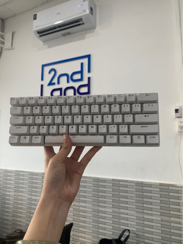Bàn phím Logitech Pro X60 Lightspeed - 3 mode - Màu trắng - Open box