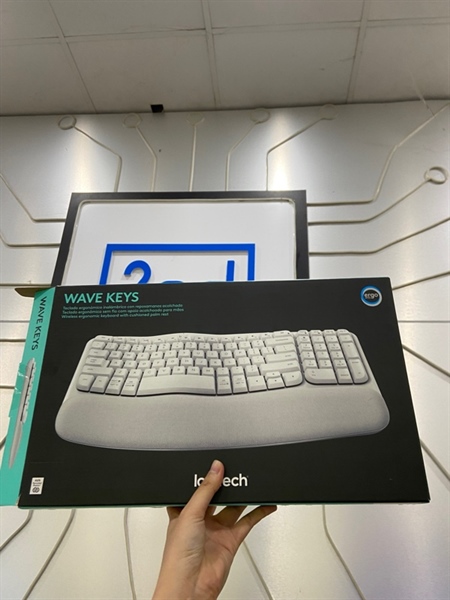 Bàn phím Logitech Wave Keys - Màu trắng - Ngoại hình: 98% - FullBox