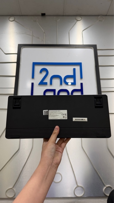 Bàn Phím Machenike K600-B82W - 3 mode - Màu đen - Ngoại hình: 97% - Kèm Box + receiver