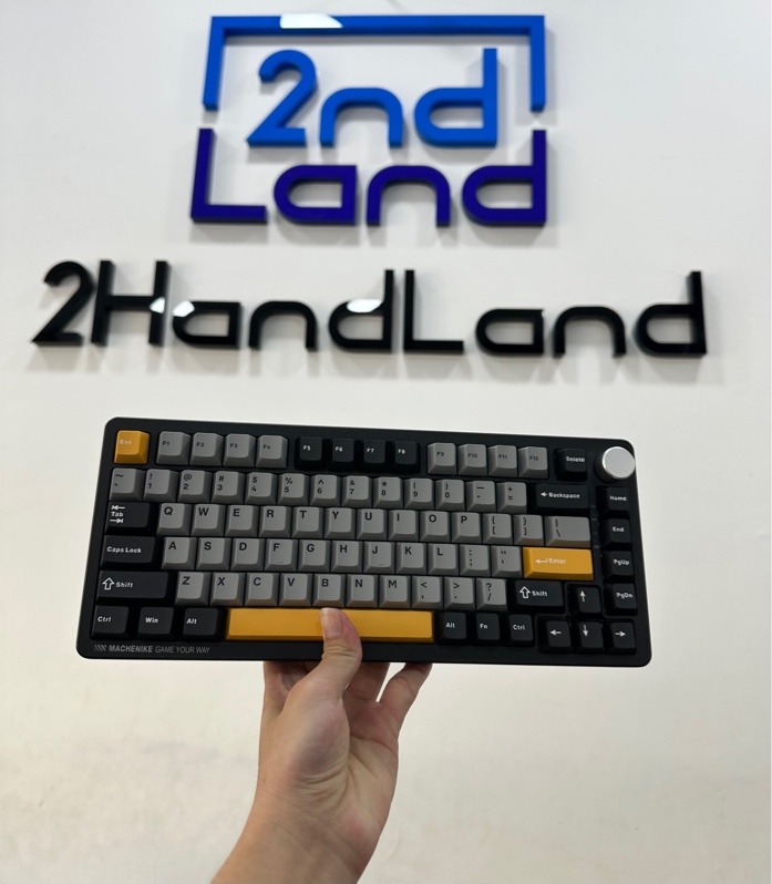 Bàn phím Machenike K600-B82W - 3 mode - Màu đen - Ngoại hình 97% - Kèm box + Reicever + Dây kết nối