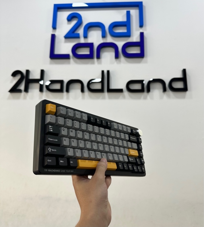 Bàn phím Machenike K600-B82W - 3 mode - Màu đen - Ngoại hình 97% - Kèm box + Reicever + Dây kết nối