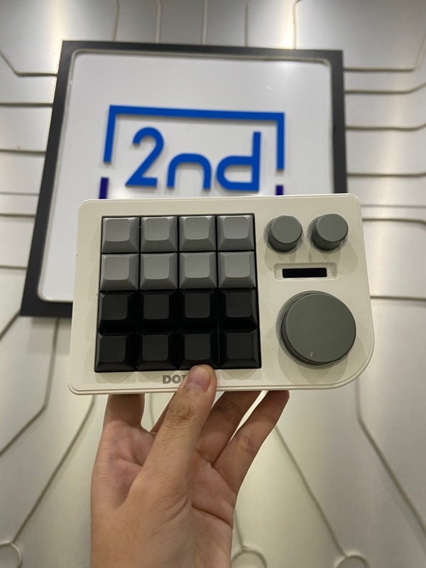 Bàn phím Macro pad DOIO KB16B-02 - Màu trắng - Ngoại hình: 97% - Body