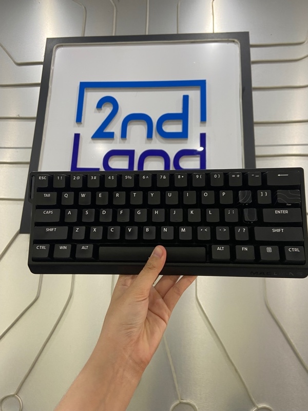 Bàn phím Mad 60HE - 1 mode dây kết nối - Màu đen - Ngoại hình: 97% - Đã thay 3 phím keycap khác - FullBox 1
