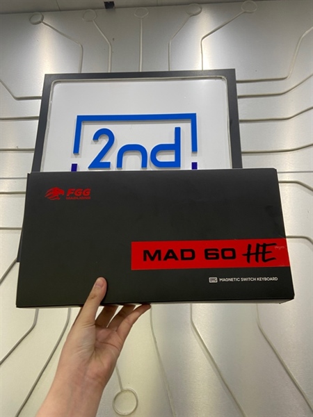Bàn phím Madlions Mad 60 He - Led rgb - 1 mode dây - Màu đen - Ngoại hình: 98% - FullBox
