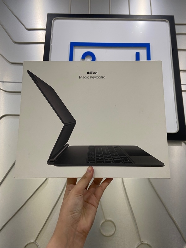 Bàn phím Magic Keyboard For Ipad pro 12.9 inch (A2480) - Màu đen - Ngoại hình: 98% - Kèm Box