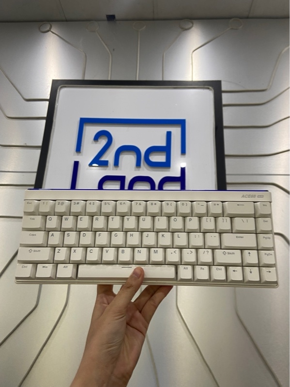 Bàn phím Mchose Ace 68 Air - Ice Blue Switch - 1 mode USB-C - Màu trắng - Ngoại hình: 98% - FullBox