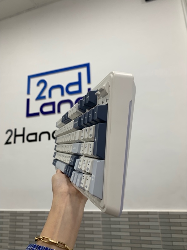 Bàn phím Mechanical Keyboard KG98 - 3 mod - Màu trắng - Ngoại hình: 98% - Body