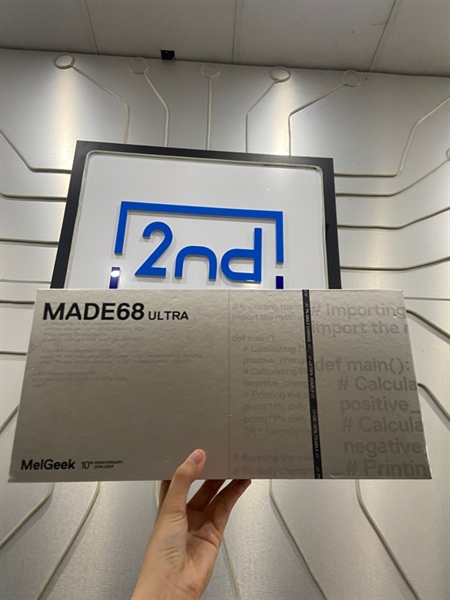 Bàn phím Melgeek Made 68 Ultra - 1 Mode dây - Màu xanh lá - Ngoại hình: 98% - Đã thay keycap - Kèm Box