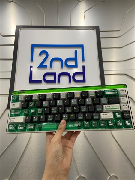 Bàn phím Melgeek Made 68 Ultra - 1 Mode dây - Màu xanh lá - Ngoại hình: 98% - Đã thay keycap - Kèm Box 1
