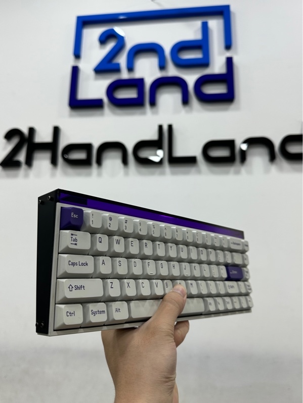 Bàn phím MelGeek MADE68 Pro - 1 mode dây - Màu tím - Ngoại hình 97% - Body