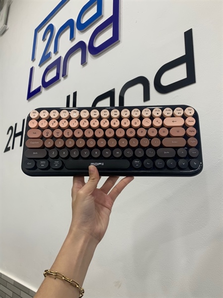 Bàn phím Mofii Anni - 2 mode 2.4G + bluetooth - Màu đen hồng - Ngoại hình: 98% - Box 1