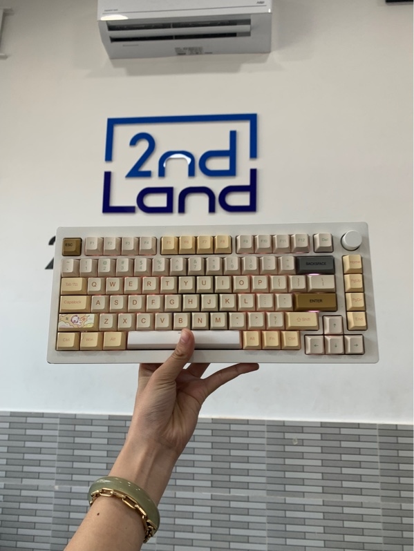 Bàn phím Monsgeek M1W - 3 mode - Màu trắng - Ngoại hình: 98% - Box