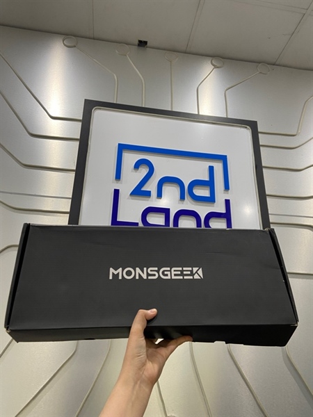 Bàn phím Monsgeek M3 Build Full Nhôm - Switch màu kem - Màu tím - Ngoại hình: 97% - FullBox 3