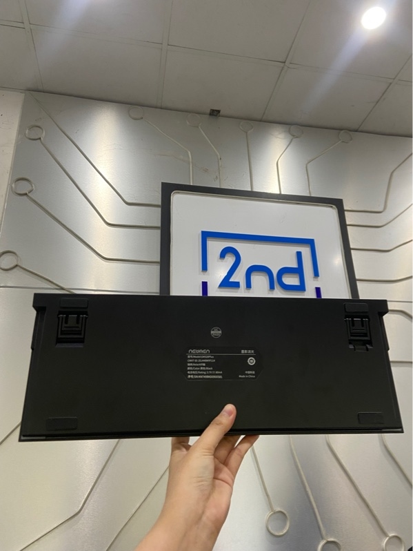 Bàn Phím Newmen GM328 Plus - Màu đen - Ngoại hình: 98% - Kèm Box + dây + receiver