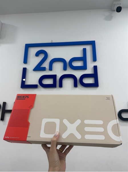 Bàn phím Nuphy Kick 75 - 3 mode - Màu trắng - Ngoại hình 98% - Fullbox kèm receiver , 1 dây usb-c