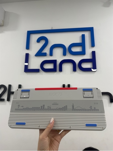 Bàn phím Nuphy Kick 75 - 3 mode - Màu trắng - Ngoại hình 98% - Fullbox kèm receiver , 1 dây usb-c 2