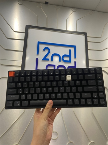 Bàn phím PK Royal Kludge - PK84 - 3 Mode: Bluetooth + USB + 2.4HZ - Switch nâu - Màu đen - Ngoại hình: 98% - FullBox