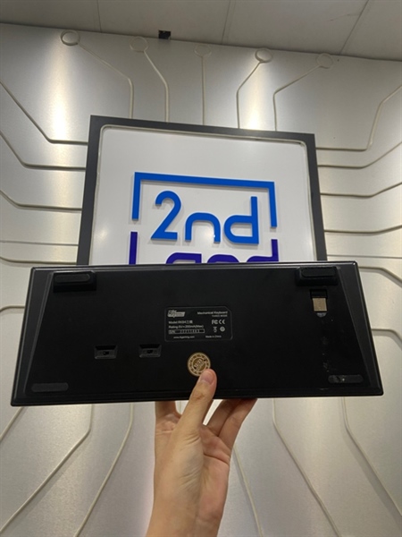 Bàn phím PK Royal Kludge - PK84 - 3 Mode: Bluetooth + USB + 2.4HZ - Switch nâu - Màu đen - Ngoại hình: 98% - FullBox 2
