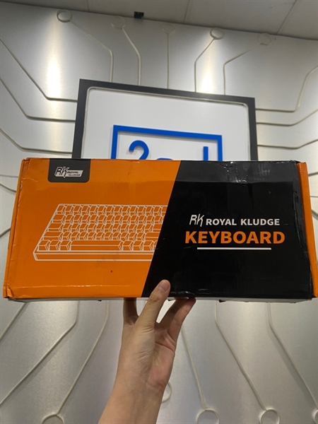 Bàn phím PK Royal Kludge - PK84 - 3 Mode: Bluetooth + USB + 2.4HZ - Switch nâu - Màu đen - Ngoại hình: 98% - FullBox 3