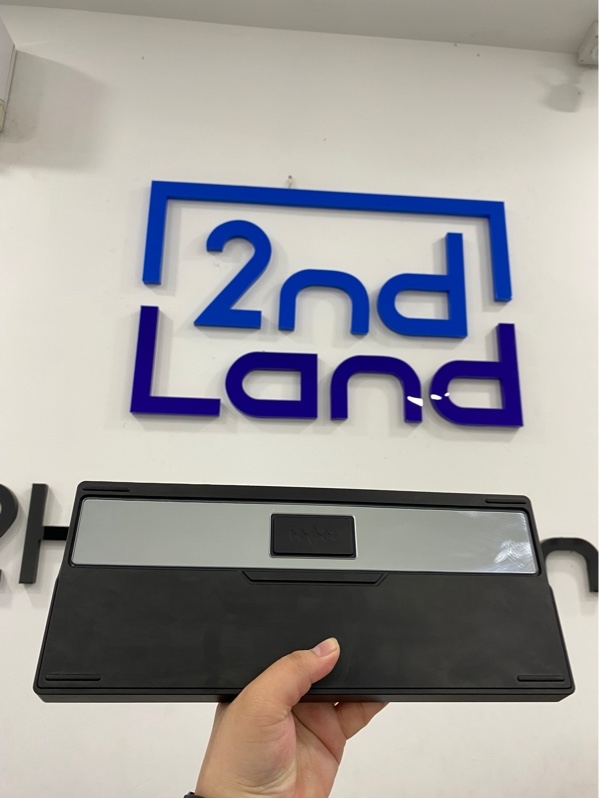 Bàn phím PMO Wave75 bản tạ gương - 3 mode kết nối: 1 receiver,1 dây usb-c - Màu đen - Ngoại hình 98% - Kèm 1 dây