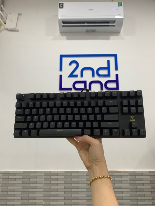 Bàn phím Rapoo V500 - Màu đen - Ngoại hình: 97% - Box