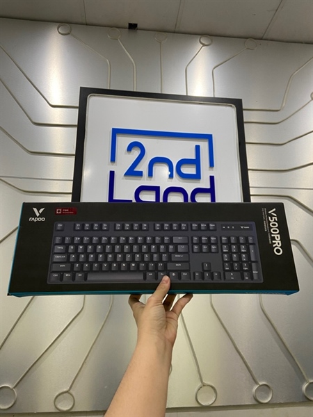 Bàn phím Rapoo V500 Pro - Red Switch - 1 mode 2.4G - Màu đen - Ngoại hình: 98% - FullBox
