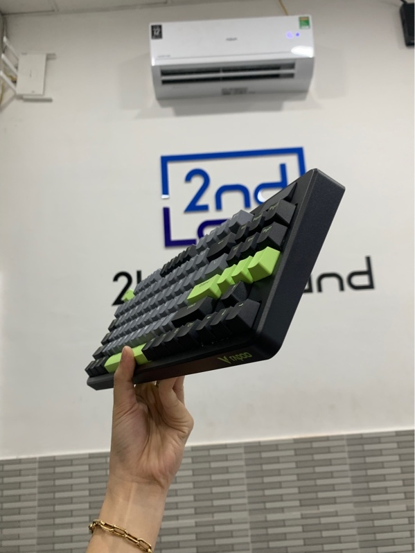Bàn phím Rapoo V700 Diy-87 - Màu xanh đen - Ngoại hình: 98% - Fullbox