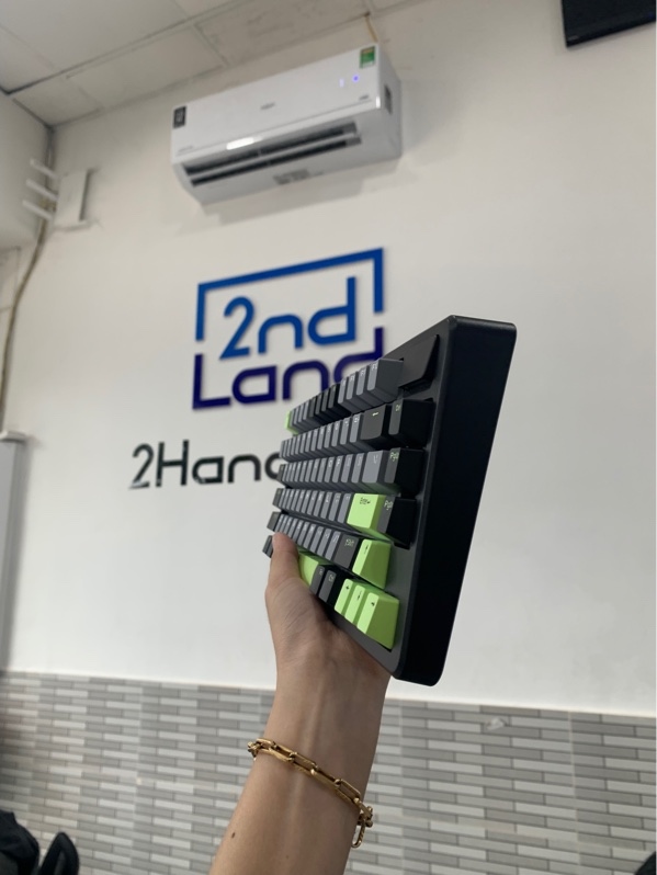 Bàn phím Rapoo V700DIY-75 - 3 mod - Màu xanh lá - Ngoại hình: 98% - Fullbox