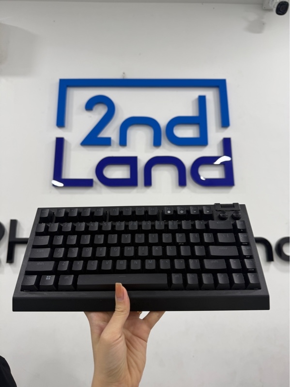Bàn phím Razer black Widow V4 75% - 1 mode - Màu đen - Ngoại hình 98% - Kèm kê tay , dây