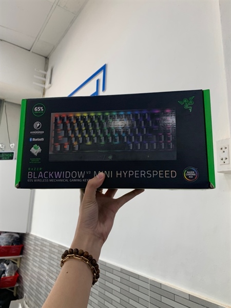 Bàn phím Razer Blackwidow V3 Mini Hyperspeed - 3 mode - Màu đen - Ngoại hình: 98% - Fullbox 3