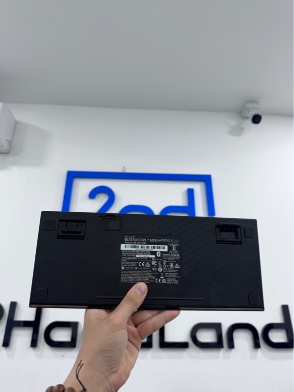 Bàn phím Razer Blackwidow V3 mini Hyperspeed phantom Edition - 3 mode - Màu đen - Ngoại hình 97% - Phím mòn - Kèm box, dây, receiver