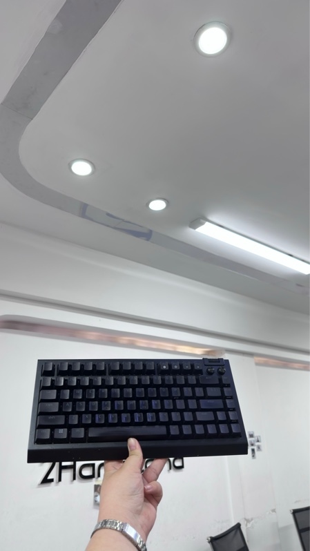 Bàn phím Razer BlackWidow V4 75% - 1 mode dây - Màu đen - Ngoại hình 97.5% - Kèm dây, box, kê tay