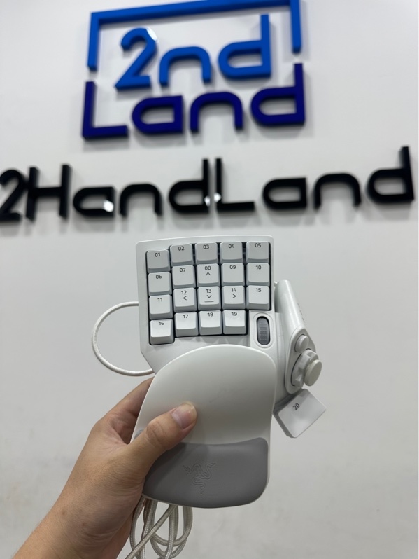 Bàn phím Razer Tartarus Pro - 1 mode dây - Màu trắng - Ngoại hình 97% - Fullbox