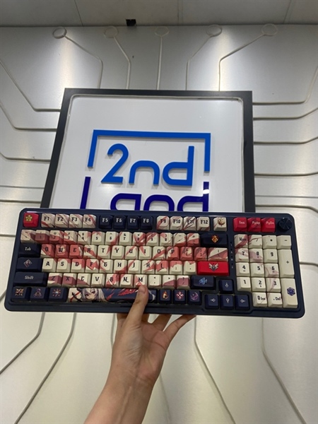 Bàn phím Redragon EISA K686 PRO SE - 3 Mode kết nối - Màu xanh - Ngoại hình: 98% - Kèm receiver