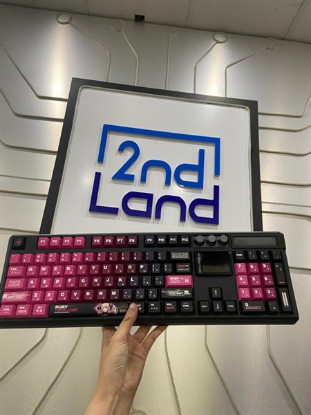 Bàn phím Skyloong GK104 Pro - Switch KTT Rose Pink - Màu hồng - Ngoại hình: 98% - FullBox