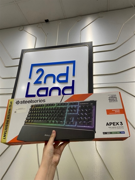 Bàn phím Steelseries Apex 3 - Màu đen - OpenBox