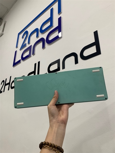 Bàn phím Sugar 65 - 1 mod dây - Màu xanh lá - Ngoại hình: 98% - Kèm bộ switch akko creamy cyan 2