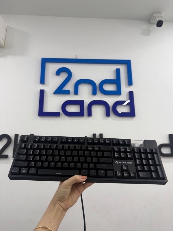 Bàn phím VSP ESport Gaming dòng VM 03 - 1 mode dây - Màu đen - Ngoại hình 97% - chết 3 điểm leds - Body