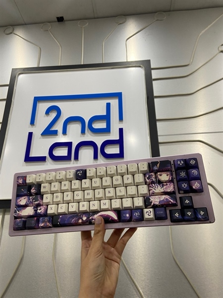 Bàn phím Xinmeng M71 - 3 Mode - Full nhôm - Màu tím - Ngoại hình: 97% - Thay keycap - Body