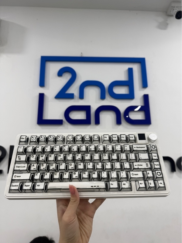 Bàn phím Xinmeng M75 Pro - 3 mode - Màu trắng - Ngoại hình 97% - có hotswap , trầy xước - Kèm reciver