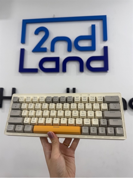 Bàn phím ZiFriend - Model ZA63 Pro - 3 mode - Màu vàng - Ngoại hình 98% - FullBox 1