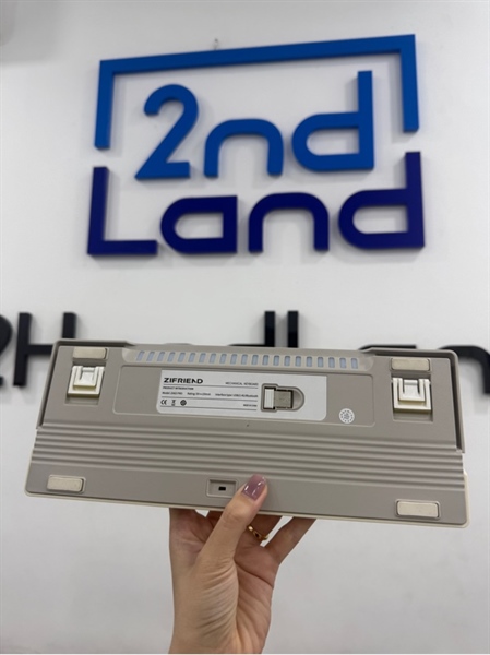 Bàn phím ZiFriend - Model ZA63 Pro - 3 mode - Màu vàng - Ngoại hình 98% - FullBox 2