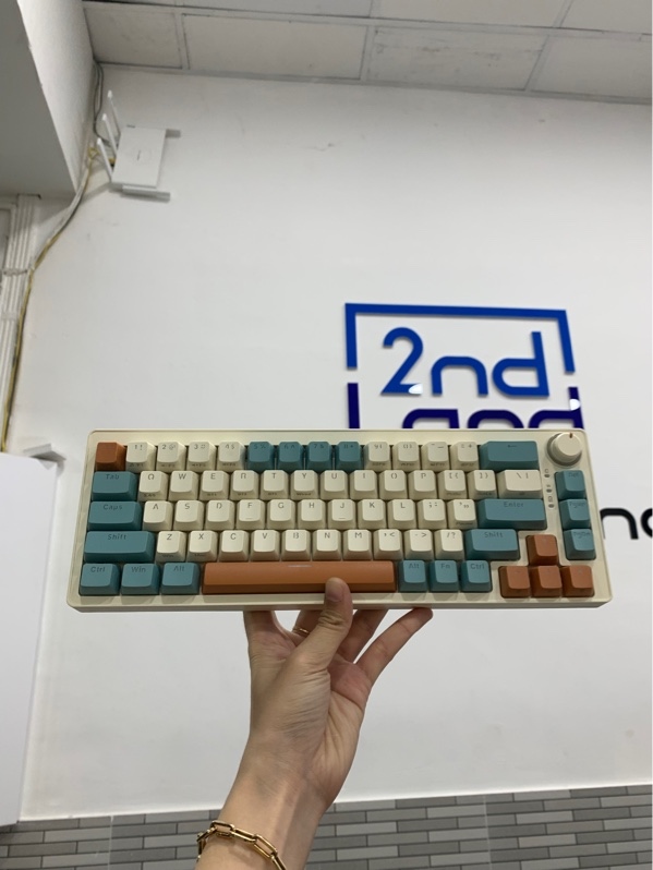 Bàn phím Zifrient ZA68 Pro - 3 mode - Màu xanh - Ngoại hình: 98% - Fullbox