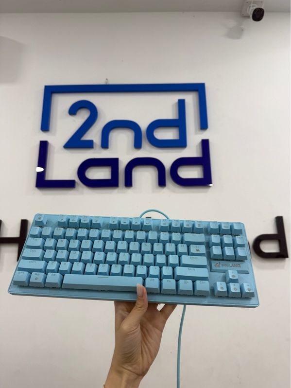 Bàn phím Ziyoulang K2 - Blueswitch - Màu xanh - Ngoại hình 98% - Led rainbow - Body