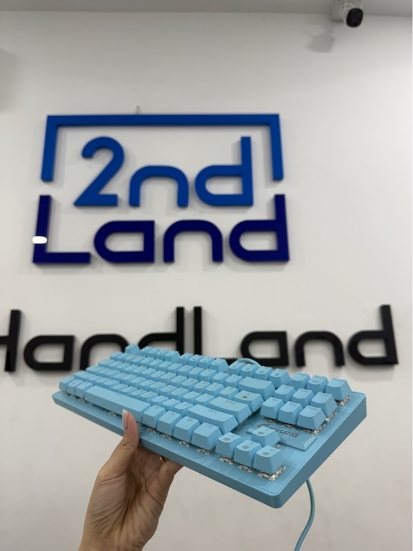 Bàn phím Ziyoulang K2 - Blueswitch - Màu xanh - Ngoại hình 98% - Led rainbow - Body