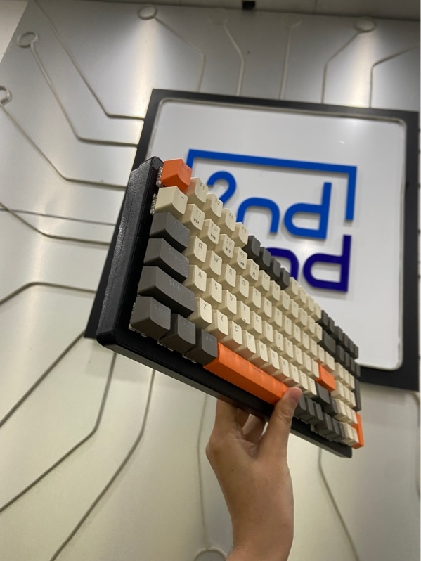 Bàn Phím Ziyoulang K6 - Red switch - Led rgb - 3 Mode - Màu đen cam - Ngoại hình: 98% - FullBox