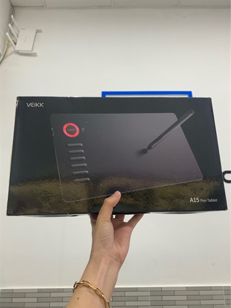 Bảng vẽ điện tử VEIKK A15 - 12 inch - Màu đỏ - Newseal