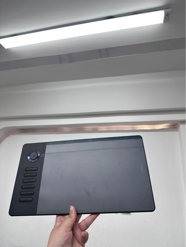 Bảng vẽ điện tử VEIKK Creator A15Pro Pen Tablet - Màu đen - Ngoại hình 98% - Kèm bút, gac bút, ngòi bút, box